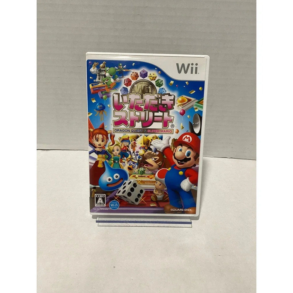 Nintendo Itadaki Street Wii Dragon Quest & Super Mario Japan NTSC-J Excellent